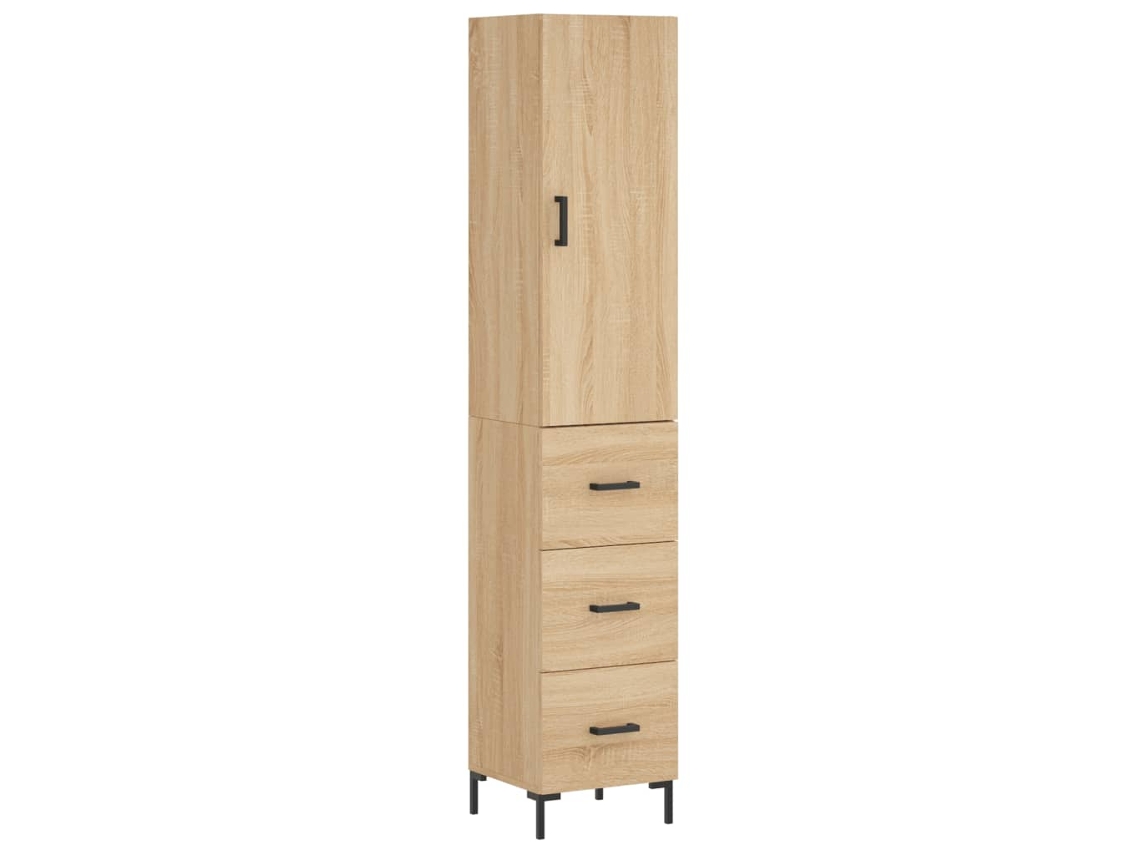 Highboard, Highboards Vidaxl Marrom Madeira Processada (n/a)