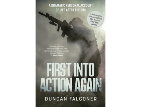 Livro First Into Action Again de Duncan Falconer (Inglês)
