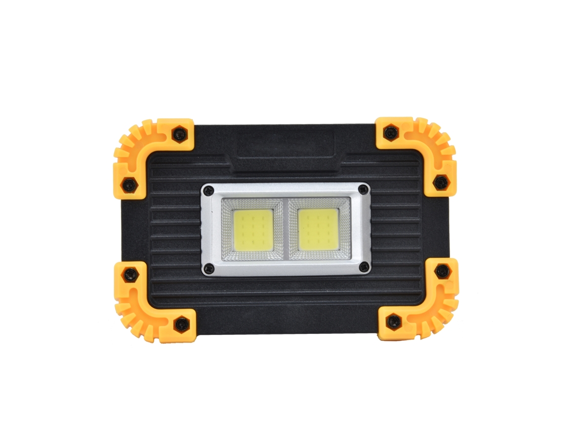 Lanterna de Emergência Led Mini Flood Light Portátil Usb para Acampamento Outdoor Work Light