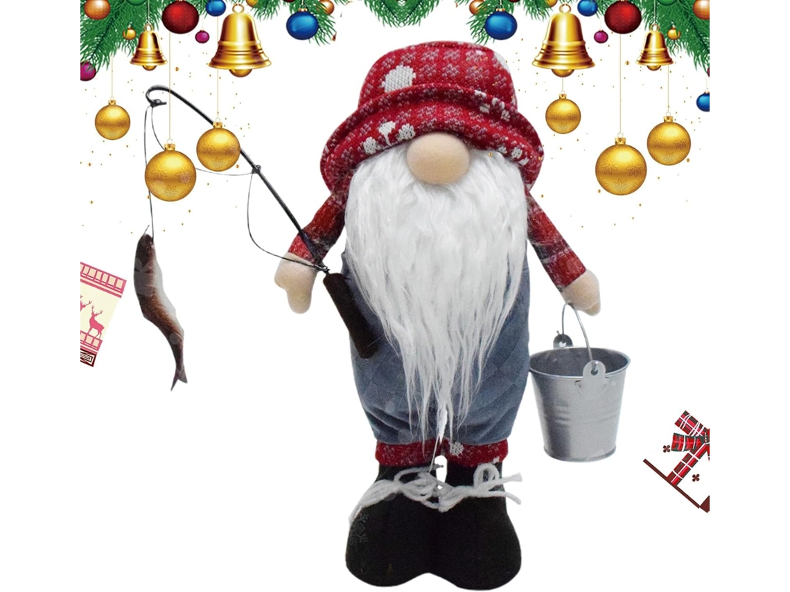 Gnomo De Natal Sueco De Pelúcia Sem Rosto Tomte, 27,9 Cm |