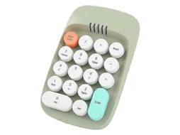 Teclado Numérico Sem Fio, Teclado De Máquina De Escrever Retrô, Teclados Numéricos, Teclado Numérico De 18 Teclas, 2,4 Ghz, Bluetooth Mini Ly Ebike
