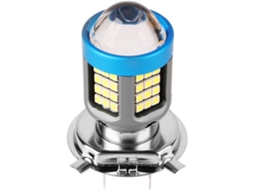 Lâmpada De Farol Led Alto Brilho Em Liga Alumínio Tbest, Lâmpadas Dianteiras Para Motocicleta, Branca, Feixe Amplo H4