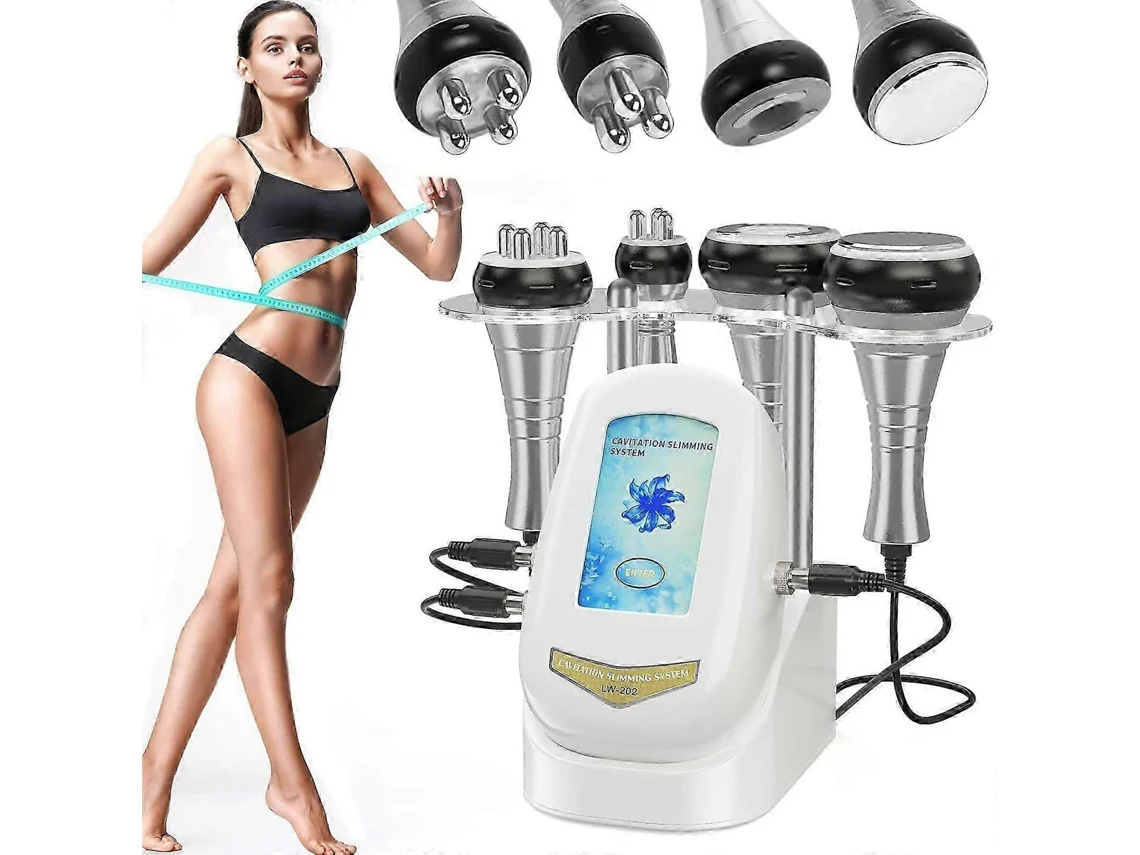 Máquina De Emagrecimento Por Cavitação Ultrassônica De 40 Khz 4 Em 1, Instrumento De Beleza Para Massagem Com Pressão Negativa E Modelagem Por Rf.