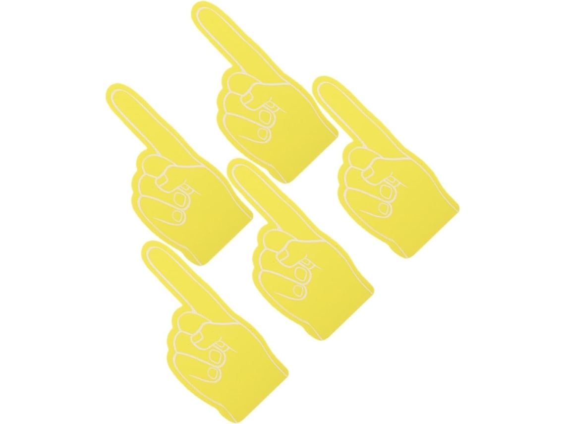 Lurelia Dedeiras Gaming Para Ecrã Tátil 5 Peças, Espuma, Amarelo, Para Gaming Móvel E Ecrãs Táteis
