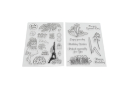 Diy Transparent Silicone Stamps LAXISCREED (clear Imprints, Suitable For Various Patterns)