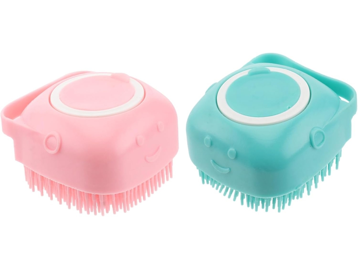 Lurelia Conjunto De 2 Escovas De Silicone Para Duche, Silicone Macio E Massagem Suave, Uso Diário Suave