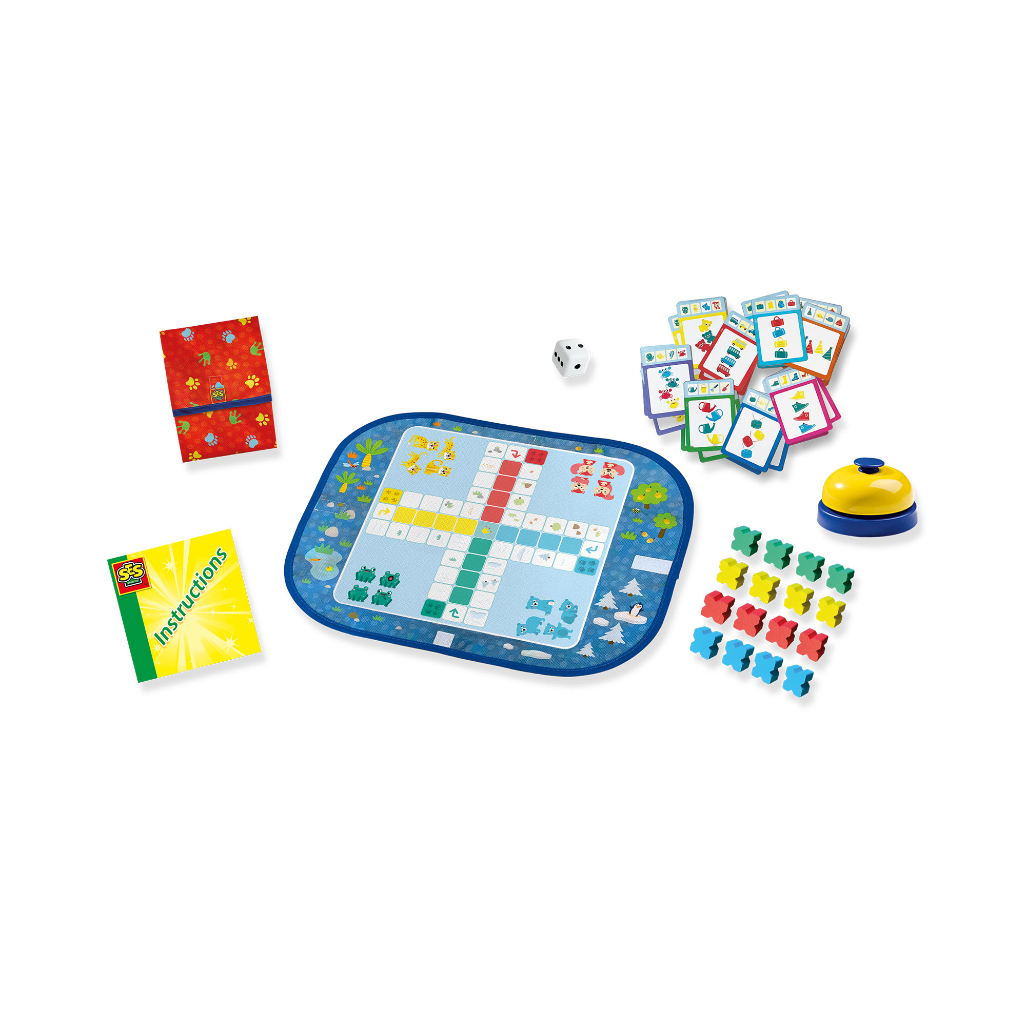 Jogo Infantil SES Jogos de Viagem Wrap & Go Outdoor 02237 (Idade Mínima  Recomendada: 4 Anos) 