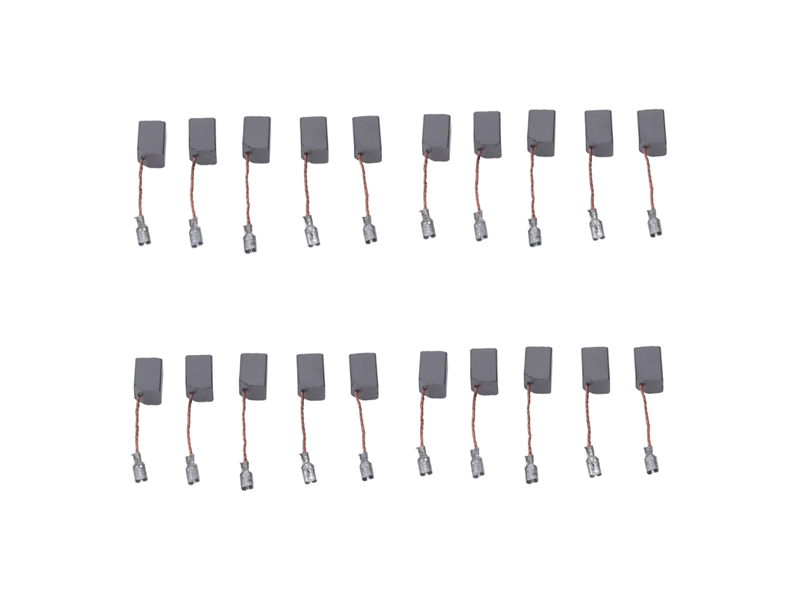 20 Peças De Escova De Carbono Para Furadeira Elétrica, Secador De Cabelo, Amoladora Angular E Ferramentas Elétricas