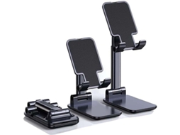Suporte de mesa universal para celular e tablet, ajustável, plegável