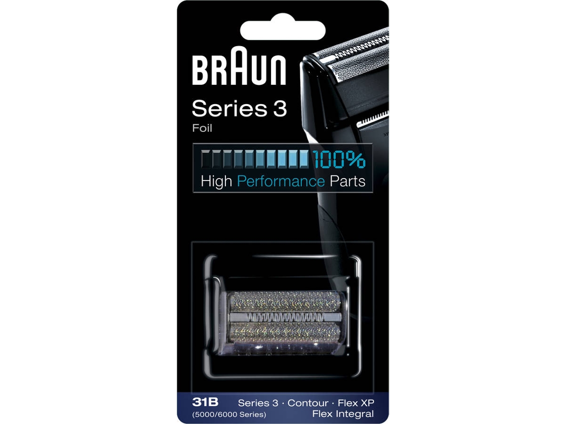 Lâmina de Máquina de Barbear BRAUN Series 3 Contour Flex 31B