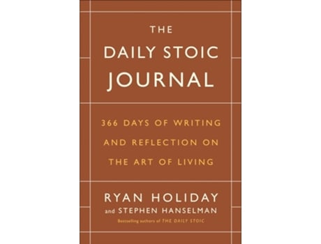 Livro Daily Stoic Journal de Ryan Holiday e Stephen Hanselman (Inglês - Capa Dura)