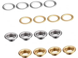 Kit Com 100 Ilhós De Metal, Ferramentas E Acessórios Para Artesanato,