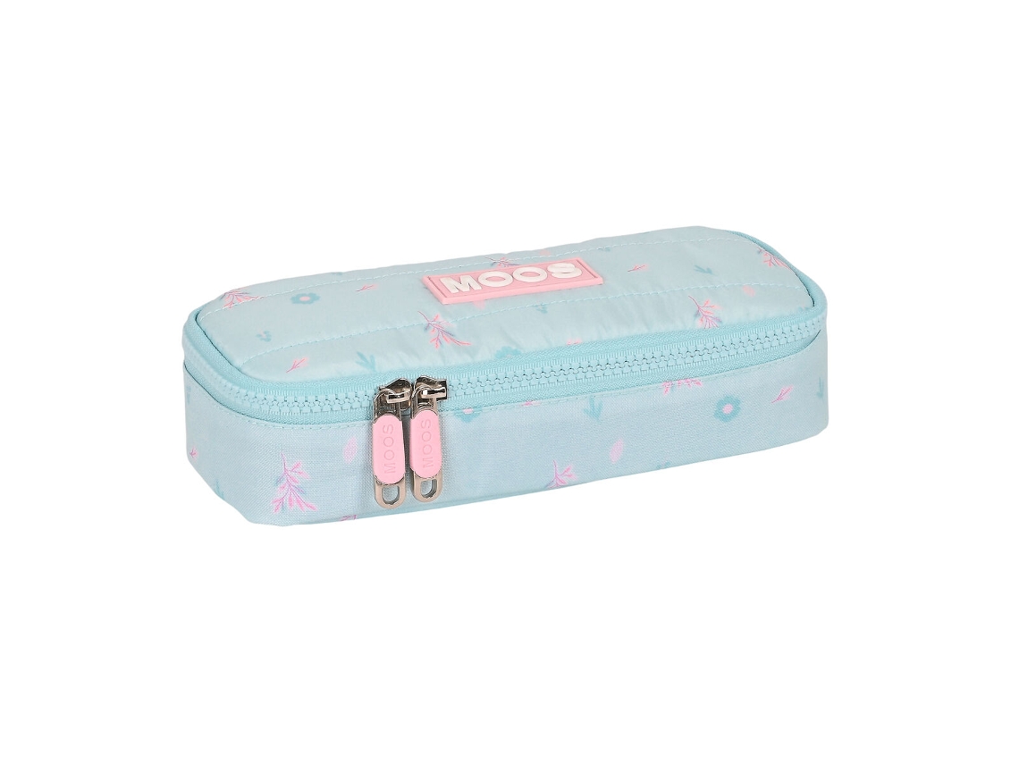 Estojo Escolar Moos Garden 22 X 5 X 8 Cm Turquesa