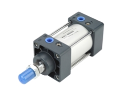 Laxiscreed Cilindro Pneumático Ajustável Em Alumínio De 50mm Para Pressão De 0,1 A 1mpa