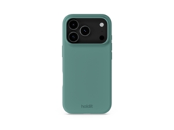 Capa De Silicone Holdit Para Iphone 17 Pro Max, Cor Verde Musgo.