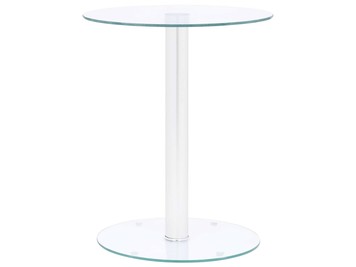Vidaxl Mesa De Centro 40 Cm Vidro Temperado Transparente