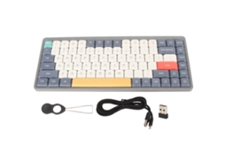 Teclado Mecânico Gamer Bluetooth Com 84 Teclas