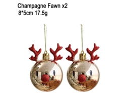 Ornamentos de Natal Design de Alce Bolas Pendentes para Árvore RNEMITERY