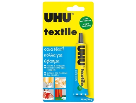Cola Têxtil, Sem Solventes, 19 ml