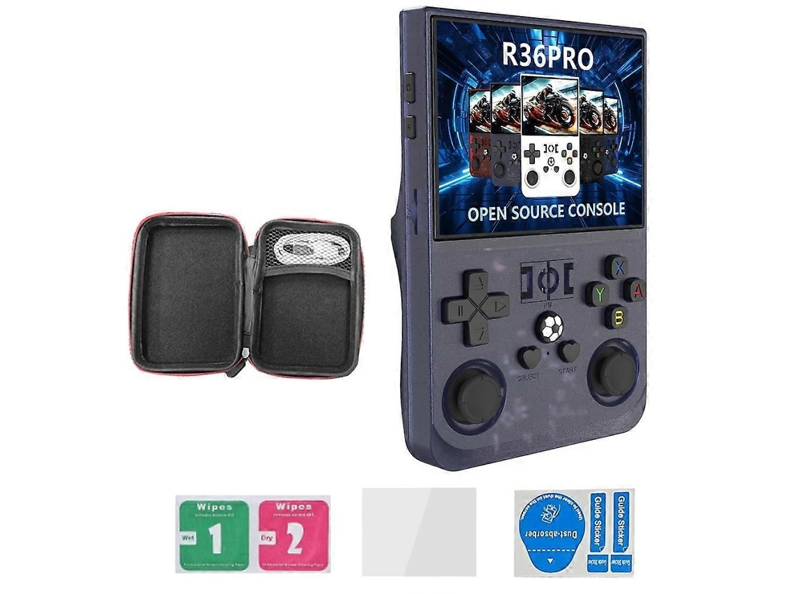 Console de Jogos Retrô Portátil R36pro com Tela Hd 3,5 Polegadas, 64 Gb Armazenamento e Suporte para Mais 30 Emu Ladores. GOKOCO