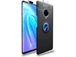 Capa Protetora Graus Anel para Vivo Vivo Nex 3 HONGWE. Vidro Temperado com Anel de Suporte Preto