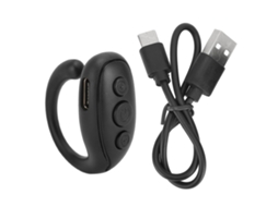 Aetheria controle Remoto Bluetooth Anel para Celular Shutter Câmera Acesso Rápido Preto