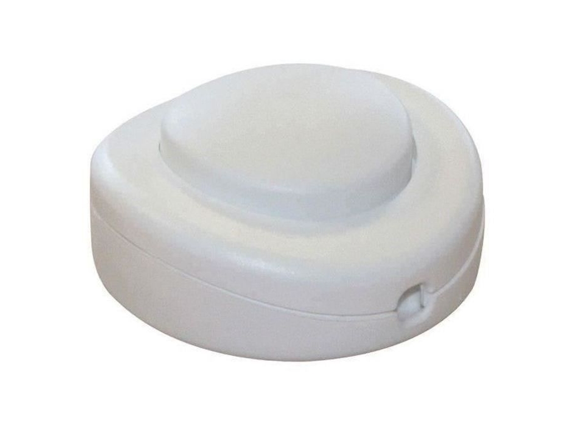 Interruptor De Pé Quadrado 2 A Branco A Granel Legrand