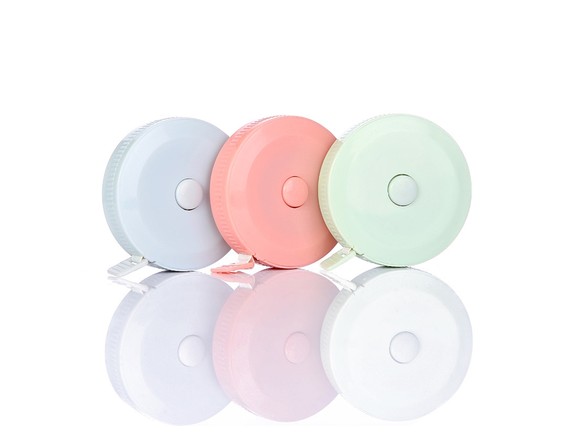 Conjunto De 3 Fitas Métricas Retráteis Para Medição De Tecido Corporal