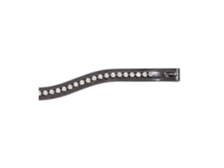 Frontal com grandes pedras brancas de strass KAVALKADE Gloss White Poney