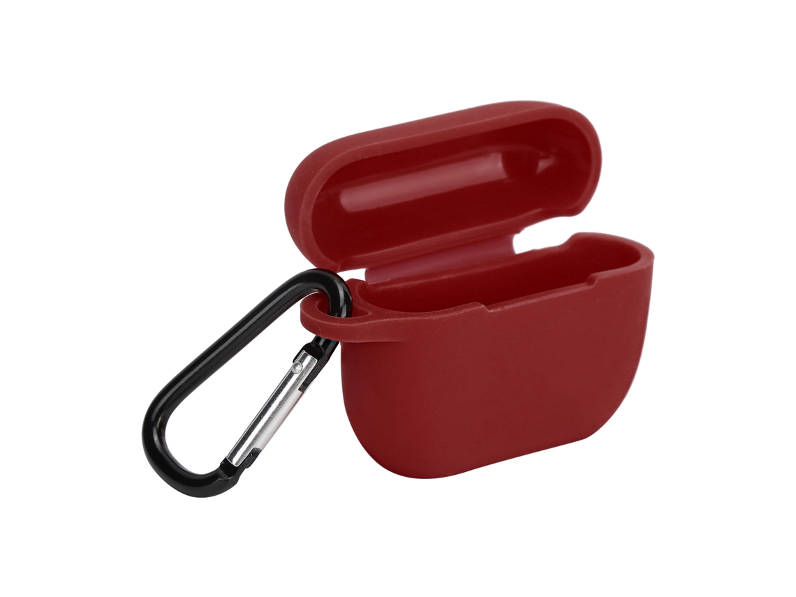 Aetheria capa de Silicone Protetora para Carregamento do Ios Earbuds Pro/iii com Hebilla Vinho