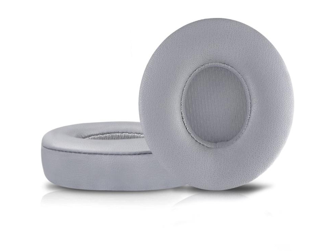 Almofada para Auscultadores Beats Solo 2 de Orelhas de Espuma Macia Cinza com Fio