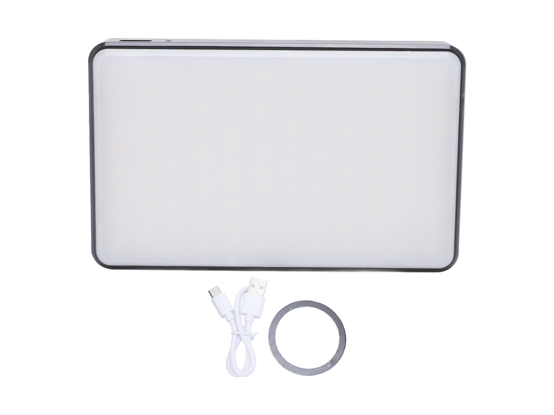 Magnetic Selfie Light Portable Rechargeable With 1/4 Thread Port 120 Beads Fill Light For Phone Camera Laptop Video Vlog LAXISCREED