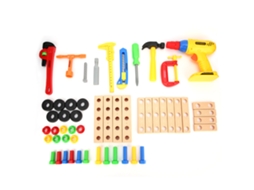 Ats brinquedo Educatsivo para Crianças de Montagem com Parafusos e Porcas Ferramentas Simuladas de Reparação Diy