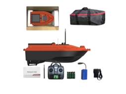 Barco De Isca, Navegaã§ã£o Por Gps, Grande Capacidade De Isca, D16b Vermelho 12000mah Oem