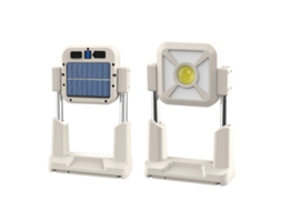 2026 lanterna Solar Portátil Recargable Via Usb para Exterior com Modos de Iluminação e Altura Ajustável, Ideal para Acampamento e Barraca
