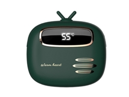 Aquecedor De Mãos Recarregável Com Visor Digital, Elétrico, Portátil, De Bolso, Banco De Energia Olysi Shop