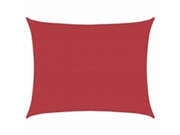 Maison Exclusive - Para-sol Estilo Vela 160 G/m² 6x8 M Pead Vermelho