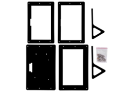 Enclosure De Exibição Dividida Em Acrílico (protege O Raspberry Pi, Suporta Tela De 7 Polegadas)