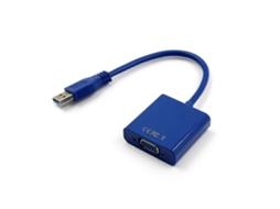 Cabo Adaptador Conversor Usb 3.0 Para Vga Com Múltiplos Monitores Para Placa De Vídeo Externa Aquaforge