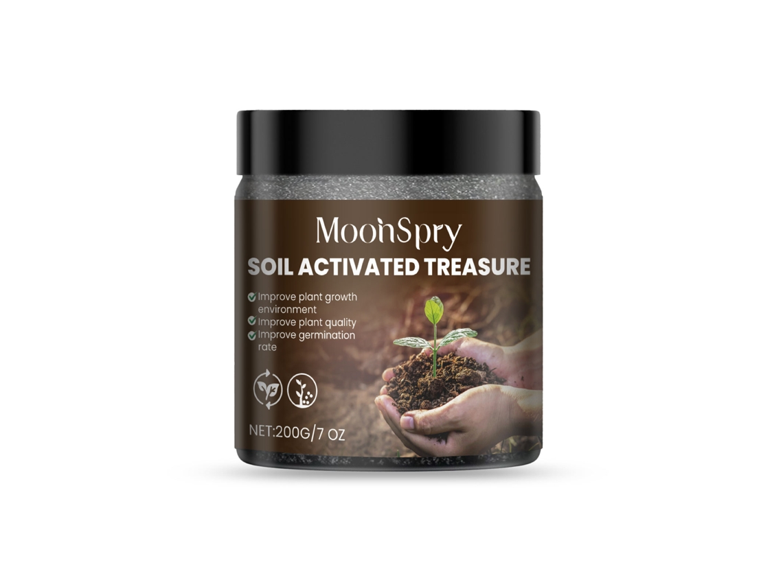 Pó Ativador Nutrientes Solo Moonspry Adubo Hortícola