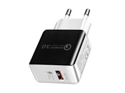 Aetheria carregador Rápido Qc3.0 Usb 18w Adaptador Parede para Celular com Tecnologia Quick Charge 3.0