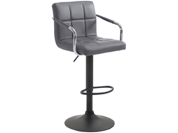 Banco De Bar Lucy V2 Cinza/preto Clp