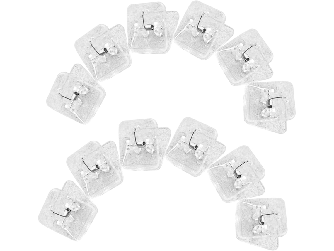 Doitool Conjunto De 40-clipes Plásticos Pequenos E Reutilizáveis Organizar Papel, Cartões E Documentos, Pasta Leve
