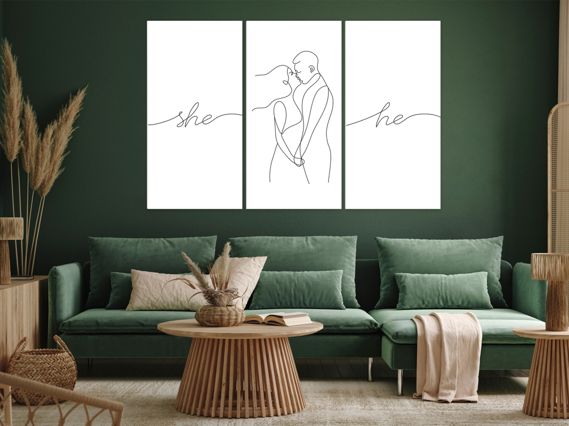 Quadro ARTGEIST Love Triptych (3 Parts) (120x80)