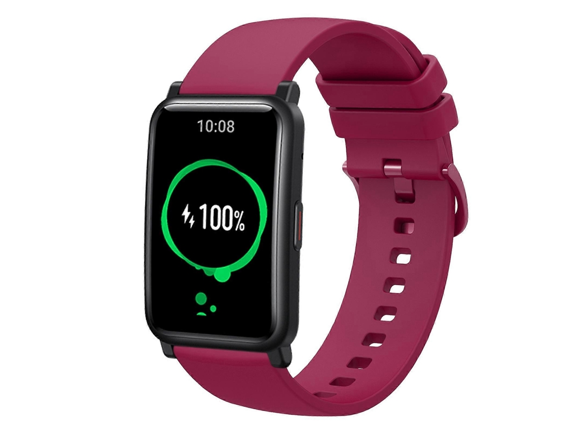 Pulseira De Silicone Macio De Cor Sólida De 20 Mm Para For Honor Watch Es