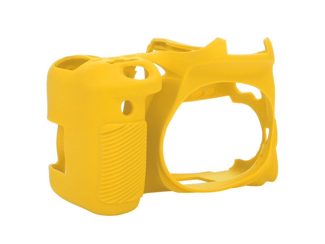 Stretchable And Soft Silicone Cover For Canon 77d Digital Camera Washable Protectoryellow LAXISCREED