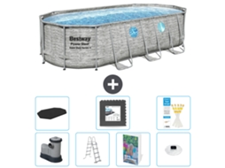 Bestway Piscina Bestway Power Steel Oval - 549x274x122 Cm - 8-peças S608