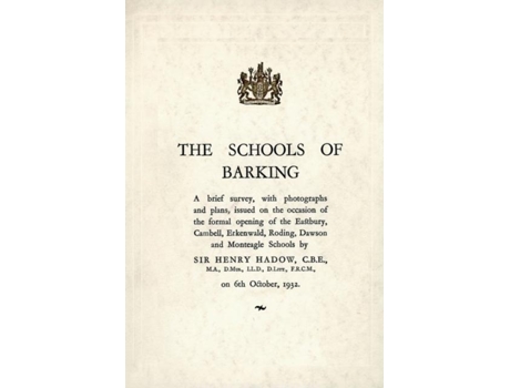 Livro The Schools Of Barking De Barking Borough Council (inglês)