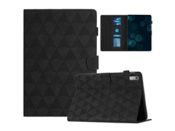 Capa de couro com relevo de diamante Webake para tablet inteligente