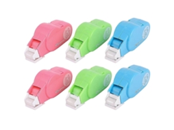 Dispensador de Fita Adesiva com 6 Unidades para Scrapbooking e Projetos Diy. Aplicador de Adesivo Permanente. GOKOCO